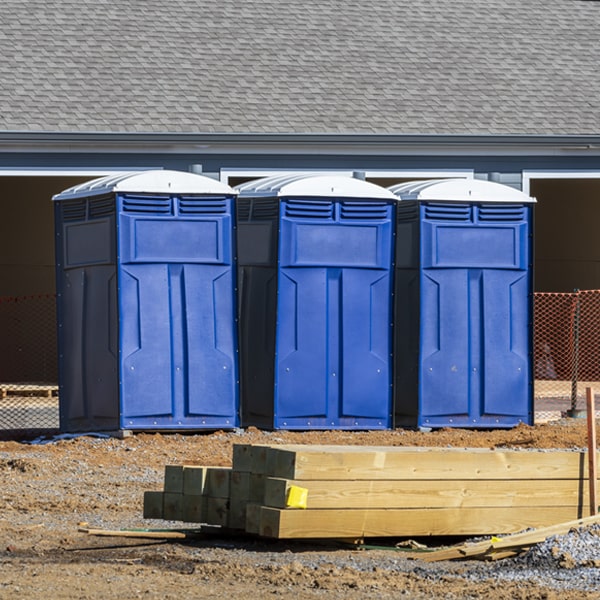 are there any restrictions on where i can place the porta potties during my rental period in Estelline SD